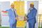 Théophile Boutamba et Moulay Sakaly lors du lancement des services de DHL Express Gabon dans les stations-services TotalEnergies Marketing Gabon. © Gabonreview