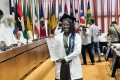 Michelle Poungui, diplômée de l’Université de Girón, le 24 juillet 2025 à La Havane. Après sept années d’efforts, elle s’apprête à rentrer au Gabon, forte d’une formation exigeante et d’un profond engagement pour servir. © D.R.