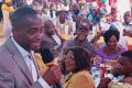 Sosthène Nguema Nguema face à la population d’Oyem, le 17 juillet 2025. © D.R.