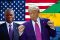 Dans l’Afrique que Donald Trump juge utile, le Gabon de Brice Oligui Nguema fait partie des rares élus. © GabonReview (montage)