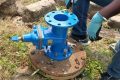 La nouvelle ventouse installée sur la conduite DN600 mm. © D.R.