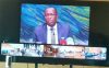 Le gouverneur de la Banque centrale, Yvon Sana Bangui, face à la presse, le 30 juin 2025. © GabonReview
