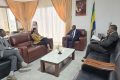 Le ministre de l’Économie numérique, de la Digitalisation et de l’Innovation, Mark Alexandre Doumba, et la représentante de l’Unicef Gabon, Dr Marie-Reine Chirezi Fabry, le jeudi 24 juillet 2025. © D.R.