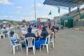 Une vue du public aux premières heures de la foire. © GabonReview