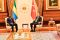 Les deux chefs d’État lors de leur rencontre à Ankara. © Communication présidentielle