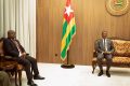 Le président de l’Assemblée nationale du Togo, Kodjo Adedze et Maximin Mangoualamangoye, Haut-Commissaire du Gabon au Togo, le 20 août 2025. © D.R
