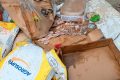 Des cartons de poulets impropres à la consommation. © Com. Agasa