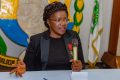 Angélique Ngoma, secrétaire générale du PDG, le 14 août 2025. © D.R.