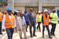 Le président Oligui Nguema sur le chantier d’un barrage stratégique pour le Grand Libreville, le 11 août 2025. © Communication présidentielle