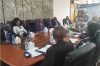Les collaborateurs du ministre du Pétrole et du Gaz et la délégation de l’Appo, le 28 août 2025 à Libreville. © D.R.