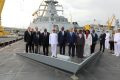 La délégation gabonaise aux côtés du président de la République Brice Clotaire Oligui Nguema à bord du navire Akhisar, symbole de l’excellence technique et de l’innovation de l’industrie navale turque. © D.R.