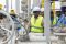 Philippe Tonangoye, ministre de l’Accès universel à l’Eau et à l’Énergie, sur le site de la centrale à gaz IPP Mayumba, le 28 août 2025. © D.R.