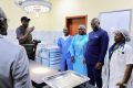 Le président de la République, Brice Clotaire Oligui Nguema visitant le centre médical de Moabi, le 28 août 2025. © Communication présidentielle
