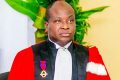 Le professeur Hervé Ndoume Essingone dans sa tenue d’apparat académique. © D.R.