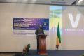 Le vice-président de la République, Alexandre Barro Chambrier ouvrant les travaux du séminaire sur la réforme structurelle et renouveau institutionnelle. © GabonReviw