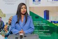La ministre de l’Entrepreneuriat, du Commerce et des PME-PMI, Zenaba Gninga Chaning face à la presse, le 18 août 2025. © Communication gouvernementale