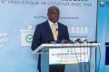 Hermann Immongault s’exprimant, le 16 septembre 2025, à Libreville. © GabonReview