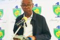 Jean Gaspard Ntoutoume Ayi, candidat de l’UN face à la presse, le 16 septembre 2025. © GabonReview (Capture d’écran)