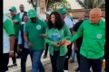 Justin Ndoundangoye, Justine Lekogo et Brice Laccruche dont le marathon politique a transformé le Haut-Ogooué en tremplin décisif pour l’UDB. © GabonReview / Medias241 (capture d’écran)