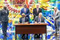 Signature de trois accords importants de coopération, le 27 septembre 2025 à La Havane. © Communication présidentielle