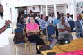 Hypp Boumi Mfoubat sensibilisant les étudiants aux défis de la gestion durable des forêts, le 24 septembre 2025 à Libreville. © GabonReview