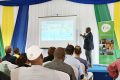 Denis Ovono Mezui, directeur Associé HoD Consulting lors de sa présentation, le 5 août 2025 à Libreville. © GabonReview