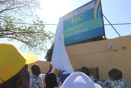 Un moment de la cérémonie d’inauguration du Village de la campagne. © GabonReview