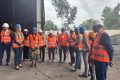 Les délégations gabonaise et japonaise immortalisées à la suite des visites aux Aciéries du Gabon et dans quelques installations de la Zis de Nkok. © D.R.