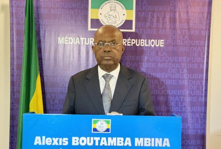 Le Médiateur de la République, Alexis Boutamba Mbina. © GabonReview