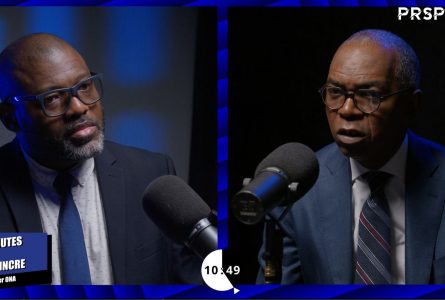 Jean Gaspard Ntoutoume Ayi invité des podcast d’Olivier Ona. © Capture d'écran