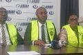 Bekoung Essono déclarant sa candidature, le 8 septembre 2025, face à la presse. © GabonReview