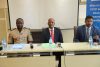 Les officiels, dont le ministre des Eaux et Forêts (au milieu), lors de l'ouverture de la formation, le 15 septembre 2025, à Libreville. © D.R.
