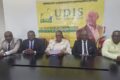 Des candidats de l'Udis et la présidente intérimaire, le 6 octobre 2025. © GabonReview