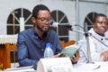L’abbé Virgile Backoussou au cours de la présentation de son livre, le 10 octobre 2025 à Libreville. © D.R.