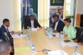 Le président du Comité de gestion du CNC, Fortuné Matsiengui Mboula, le Secrétaire permanent, Davy Onomori Mboumba, et les participants, le 30 octobre 2025. © GabonReview
