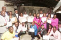 Photo de famille à l’issue de la remise des attestations. © GabonReview