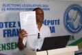 Franck Nguema, le président du parti Coordination nationale concertée pour le développement (CNCD), le  30 septembre 2025, à Libreville. © GabonReview