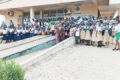 Les élèves du lycée technique Jean Fidèle Otando, de l'École nationale de commerce et de Charles Lwanga. © GabonReview