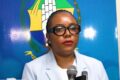 Darlène Boukandou Nzamba, porte-parole du PDG, le 1er octobre 2025. © Capture d'écran