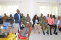 Le Dr Steeve Nguema lors de son exposé à l’atelier de validation des lignes directrices de la campagne nationale de communication. © GabonReview