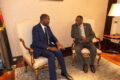 Le vice-président de la République gabonaise, Séraphin Moundounga, prend part à la célébration de l’indépendance de l’Angola. © D.R.