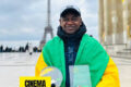 Melchy Obiang a reçu une double récompense pour son long métrage «Le Cœur des hommes» au festival «L’Afrique fait son cinéma» à Paris, en décembre 2025. © Facebook/Nzila webzine
