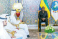 Le président de la République, Brice Clotaire Oligui Nguema, et la délégation émiratie, le 11 décembre 2025, à Libreville. © Com. Présidentielle