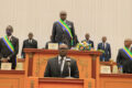 Le président Régis Onanga Ndiaye au perchoir et les députés lors de la clôture de la deuxième session ordinaire de l’Assemblée nationale, le 19 décembre 2025. © GabonReview