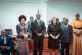 La présidence du Senat Huguette Yvonne Nyana Ekoumé et ses 5 vice-présidents. © D.R.