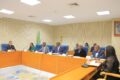 Des membres du bureau de l'Assemblée nationale, dont le président, le 8 décembre 2025. © Com. Assemblée nationale
