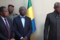 Brice Clotaire Oligui Nguema, lors de sa visite inopinée au ministère de la Fonction publique. © Capture d’écran/Gabon24