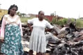 Les deux femmes enceintes victimes d’incendie à Akanda espérant la solidarité nationale. © GabonReview/Capture d’écran