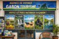 Façade d'une agence de voyage (image générée par l'IA) © GabonReview
