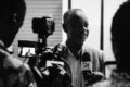 Henri Joseph Koumba Bididi, l’un des artisans historiques du 7e art national. © IFG